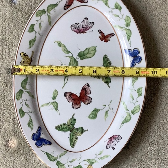 I. GODINGER & CO Butterfly Garden Platter - Picture 6 of 6